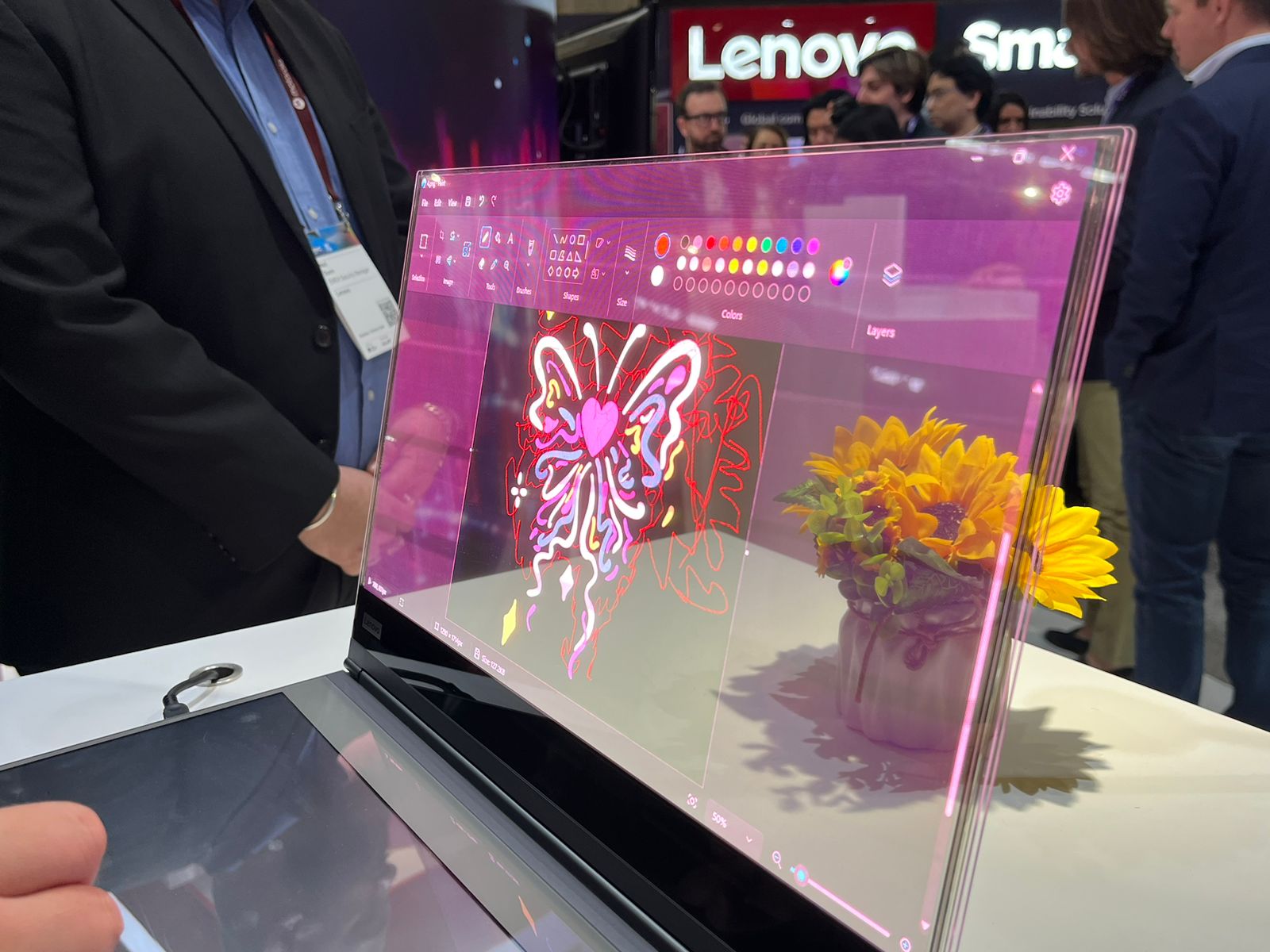 Lenovo Transparent Laptop Launch 